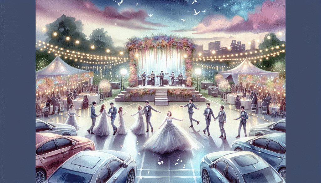 bruiloft drive in show